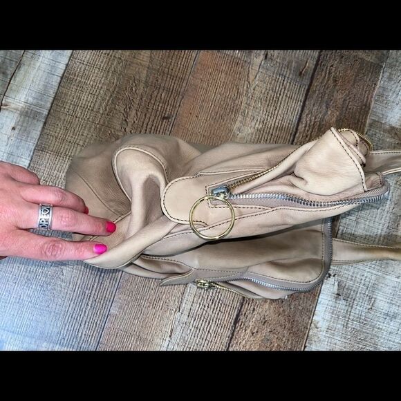 paule ka purse handbag leather khaki tan - Picture 7 of 15